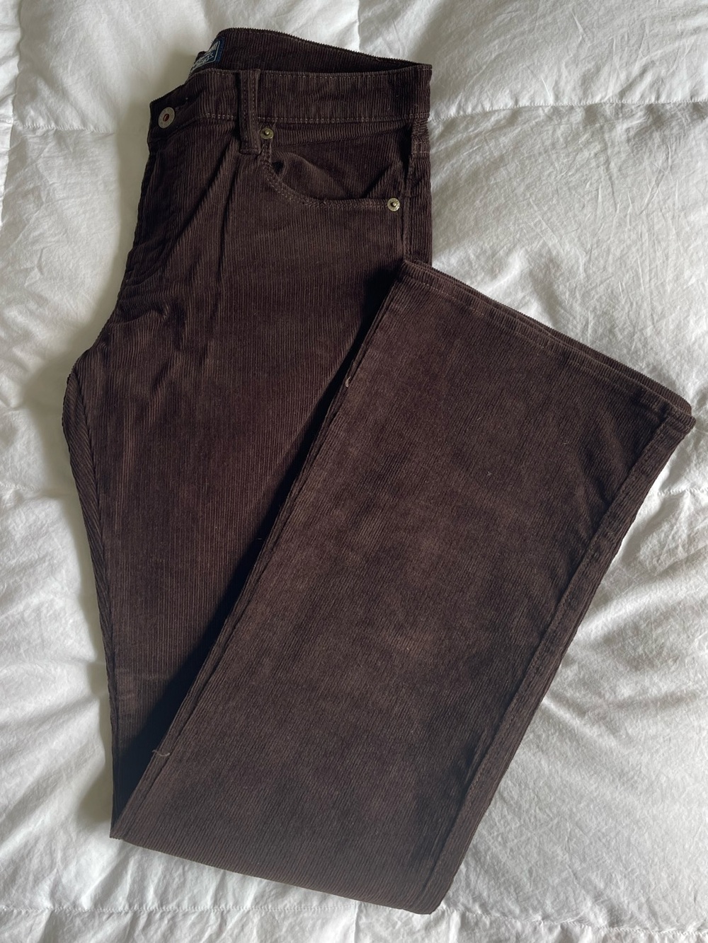Polo Jeans Company Brown Corduroy Bootcut Pants Size 8